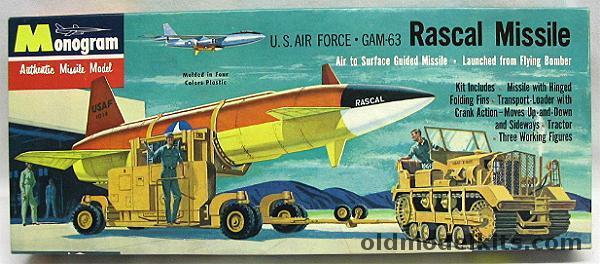 Monogram 1/48 GAM-63 Rascal Missile, PD42-98 plastic model kit